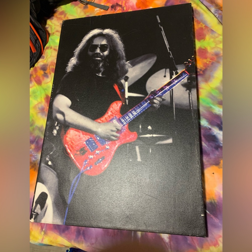 RESERVED…. Do not buy…. Grateful Dead Jerry Garcia Canvas Print. Rare! 30x20